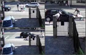 Trei persoane, luate pe sus pe trecerea de pietoni, la Borşa. Şoferiţa are 54 de ani şi permis de aproape un an - VIDEO