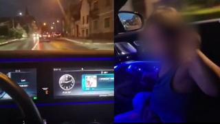Bărbatul din Mureş care s-a filmat la volan cu un copil pe scaunul din dreapta, fără centură, a fost amendat, dar îşi păstrează permisul de conducere