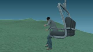 ANIMAŢIE GRAFICĂ. Cum s-a produs tragedia din Parâng. Ciobanul, băut bine, se urcase în telescaun pentru a ajunge mai repede la oile sale