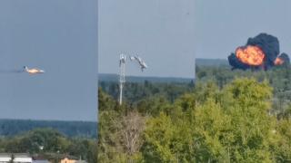 Un avion militar rusesc s-a prăbușit în apropiere de Moscova. La bord se aflau trei persoane