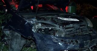 Un tânăr s-a urcat băut la volan și a făcut praf cinci mașini parcate, în Capitală. Șoferul a pierdut controlul volanului