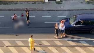 Tânără însărcinată, spulberată pe o trecere de pietoni din Arad. A fost aruncată în aer aproape zece metri după impact