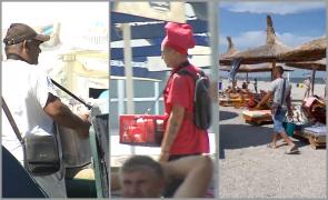 Mâncarea vândută pe plajă, pericol pentru sănătate. "O fetiţă a pus mâna pe toţi covrigii până şi-a ales unul"