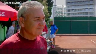 EXCLUSIV. Imagini cu meciul disputat de Stere Halep la turneul veteranilor. "Dacă Simona se opreşte, continui eu"