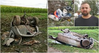 În BMW-ul rupt în două la Țigănuși erau 4 tineri. Mergeau să joace fotbal la Podu Iloaiei: "Turometrul s-a oprit la 100 km/oră"