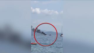 Explozie pe un iaht, pe Coasta de Azur. Ambarcaţiunea în derivă a lovit alte două bărci înainte de a se scufunda