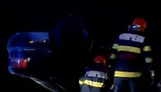 Un vasluian beat a ajuns la spital după ce s-a răsturnat cu maşina. Bărbatul se întorcea de la o petrecere