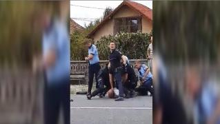 Scandal monstru într-o comună din Gorj. Un bărbat şi-a luat la bătaie fratele şi cumnata, apoi a distrus maşina poliţiei: "Atâta violenţă n-am văzut la nimeni"