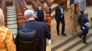 "Dă-te, uzurpatorule, jos, de acolo", "Cine eşti tu să confişti Parlamentul?" Momentul în care Florin Roman este îndepărtat din Plen. Deputatul face plângere penală