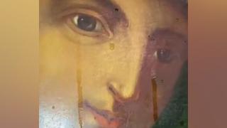 A lăcrimat icoana Maicii Domnului de la Biserica Duminica tuturor Sfinților, din Gorj: "Acum e un pelerinaj, oamenii vin continuu"