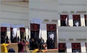 Moment stânjenitor la ceremonia de redenumire a Sălii Mari a TNB în Sala Ion Caramitru. Florin Cîţu: "Este un gest mic, dar este un simbol prin care noi ne arătăm recunoştinţa"