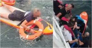 Şapte persoane, care făceau surf în zona Olimp, au fost salvate după ce nu s-au mai putut întoarce la mal din cauza vântului puternic