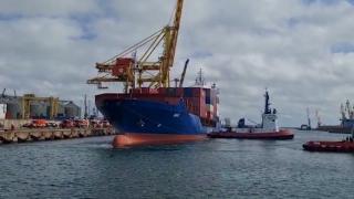 Alertă în Portul Constanța. Flăcări în sala motoare, pe un vapor din Dana 52