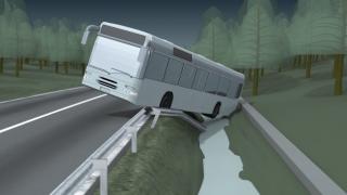 ANIMAŢIE GRAFICĂ. Cum s-a produs accidentul din Braşov, unde un autobuz a plecat singur la vale