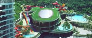 Parc acvatic uriaș, inaugurat la Hong Kong. "Lumea Apelor" are o suprafață de peste 6 hectare