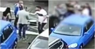 Bătaie cu pumni şi picioare în parcarea unui mall din Craiova. Doi soţi ar fi fost atacaţi din cauza unui loc de parcare