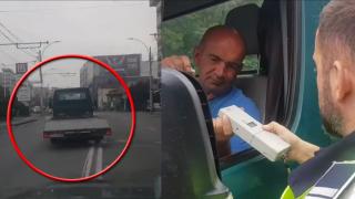 Un şofer beat, la un pas să provoace o tragedie în centrul Clujului. Ceilalţi şoferi l-au blocat în trafic şi i-au rupt cheia în contact