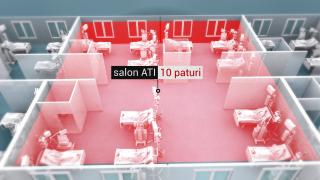 ANIMAȚIE GRAFICĂ. Cum s-a produs incendiul înfiorător în care au murit 7 pacienți COVID, la Spitalul de Boli Infecțioase din Constanța