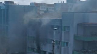 Incendiul de la Spitalul de Boli Infecţioase din Constanţa. Imagini surprinse de martori la puţin timp de la tragedie
