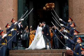 Eveniment istoric la Sankt Petersburg. Marele Duce George şi logodnica sa şi-au unit destinele în faţa a 1500 de invitaţi