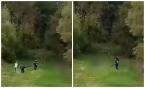 Bărbat atacat de urs, în Vrancea. Doi vecini au omorât animalul cu furci şi topoare, alertaţi de strigătele victimei