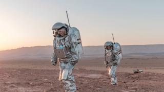 Ca pe Marte, într-un  deşert din Israel: 20 de zile de existenţă ca pe Planeta Roşie