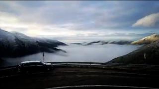 Fenomen meteo spectaculos. O "mare de nori" s-a format în munți, în zona Bâlea Lac
