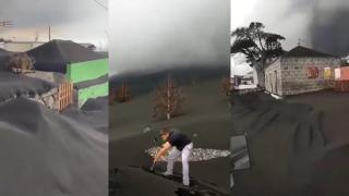 De aproape o lună, vulcanul din La Palma erupe neîncetat. Localnicii își caută casele prin mormanele de cenușă