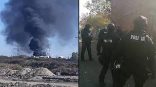 Mascații au descins în Sintești, după arderile masive care au intoxicat Capitala, nopțile trecute. Vinovații, căutați din poartă în poartă