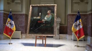 Un tablou cu Regele Ferdinand al României a fost găsit din întâmplare într-o magazie, după mai bine de 50 de ani