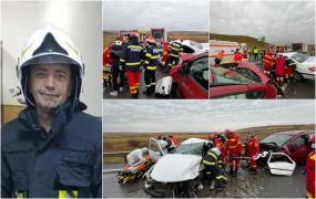 4 persoane au ajuns la spital, după un cumplit accident în Suceava. Un salvator pensionar le-a fost înger păzitor până la sosirea ajutoarelor