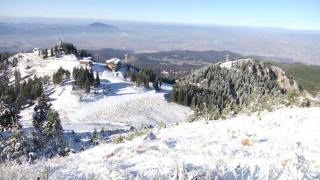 Peisaj de basm pentru cei care au urcat în Masivul Postăvaru. La 1799 de metri altitudine, muntele şi pădurea par infinite: "Este ca o minune"