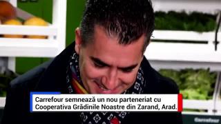 (P) Carrefour România a semnat un parteneriat strategic cu Cooperativa Grădinile Noastre din Zarand