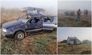 Tragedie în Vaslui, după ce doi frați de 16 și 17 ani au furat mașina părinților și s-au răsturnat cu ea pe un câmp. Băiatul cel mare a fost găsit mort