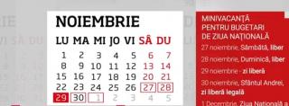 Mini-vacanţă pentru bugetari. Programul complet al zilelor libere de care se pot bucura românii