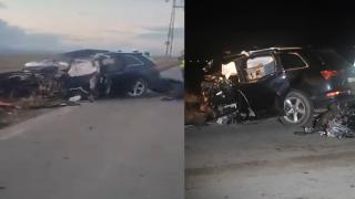 Bolid făcut bucăţi: Un cunoscut om de afaceri din Câmpina a murit pe loc, după ce s-a izbit cu maşina de un copac