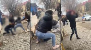 Elevă de clasa a 9-a, bătută cu pumnii în plină stradă de o colegă de liceu, în Giurgiu. S-ar fi certat din cauza unui băiat