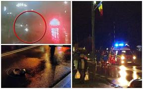 Momentul accidentului de la Predeal. Locul unde o femeie a fost lovită de mașina viceprimarului este slab iluminat, spun localnicii