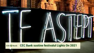 (P) CEC Bank susține festivalul Lights On 2021