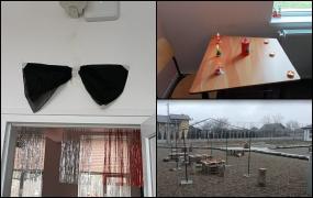 Altar de lumânări şi rugăciuni pentru fetiţa din Iaşi care a murit la şcoală după ora de sport