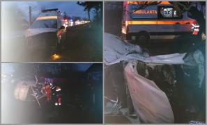 Tragedie la Roşiori, după un accident între o maşină şi o ambulanţă care se întrepta spre un caz medical