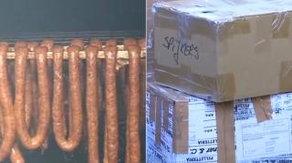 Lungul drum al pachetului cu "bunătăţi" din ţară şi până la românii din "afară". Sarmalele şi cârnații le alină românilor plecaţi dorul de rude şi familii