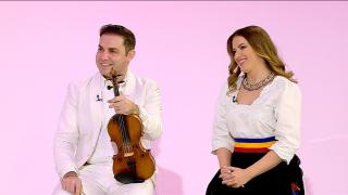 Lavinia Goste şi Marius Zorilă au colindat platoul Observator. Ce planuri de sărbători au cei doi artişti