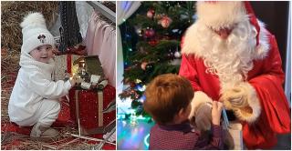 Moş Crăciun a făcut milioane de copii fericiţi.  Din casă în casă, încărcat de cadouri, simpaticul bătrânel a împărţit bucurie în toată lumea