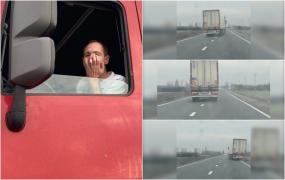 Şoferul care l-a oprit pe TIR-istul beat să provoace o tragedie povesteşte clipele dramatice: "M-am gândit că poate a păţit ceva, un infarct"