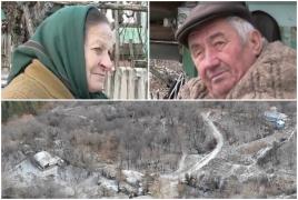 Ion şi Dumitra, singuri într-un sat părăsit din Munţii Buzăului: "Am rămas noi şi cu biserica. Amândoi, aici, singurei"