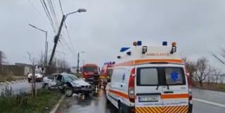 Un şofer din Eforie a făcut accident la scurt timp după ce s-a urcat la volan băut şi drogat