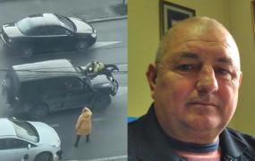 Cine este şoferul care a luat pe capota maşinii un biciclist. Apropiaţii spun că nu este violent din fire