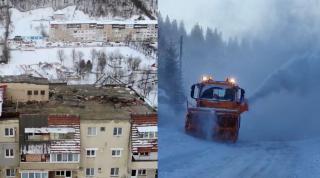 Iarnă cu fulgere și rafale de uragan: La munte, vântul a bătut cu peste 210 kilometri la oră. "Am crezut că e sfârșitul lumii"