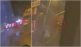 Bebeluș în cărucior împins de viscol în stradă, în timp ce tatăl era la păcănele. Mama copilului s-a ales cu dosar penal